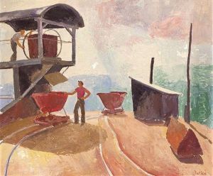 Loading The Carts by Karoly Patko