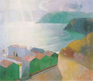 Beach Huts by Karoly Patko