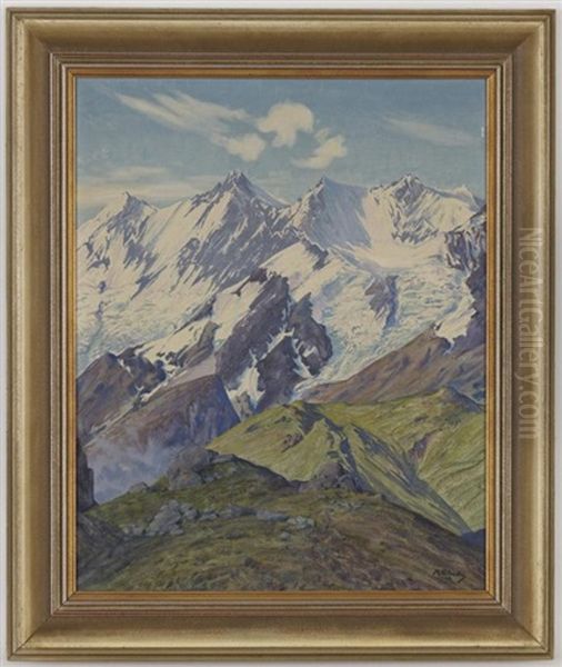 Les Mischabels Et Le Fletschhorn - view 1