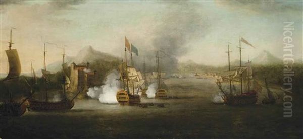 The Capture Of Porto Bello, Panama, 21st November 1739 - view 1