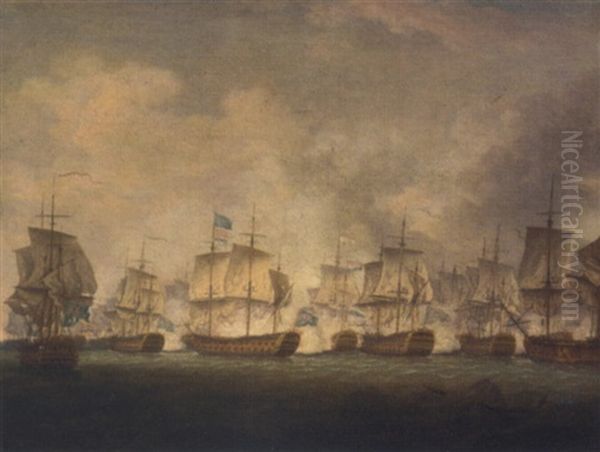 The Battle Of The Dogger Bank, 5th August, 1781 - view 1