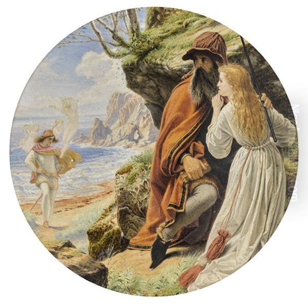 Prospero And Miranda, The Tempest - view 1