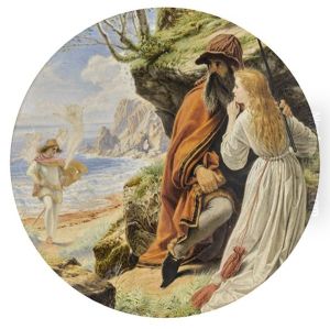 Prospero And Miranda, The Tempest by Sir Joseph Noel Paton