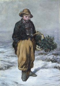 The Holly Gatherer by Sir Joseph Noel Paton