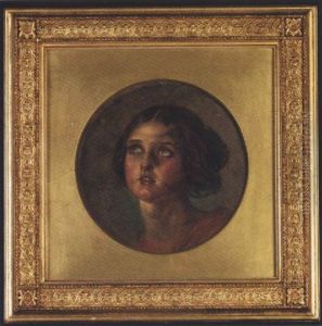 Study Of A Young Girl's Head