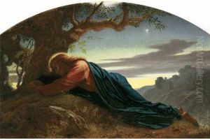 In Gethsemane And He Went Forward A Little And Fell On The Ground by Sir Joseph Noel Paton
