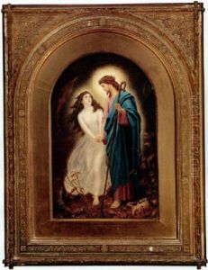 Yea Though I Walk Through The Valley Of The Shadow Of Death. I Will Fear No Evil; For Thou Art With Me by Sir Joseph Noel Paton