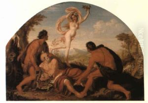 Silenus And The Nymph Aegle by Sir Joseph Noel Paton