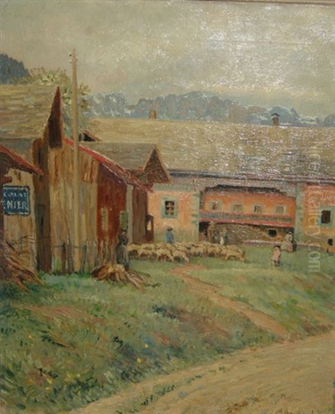 Scene De Village A Pt Bornand - view 1