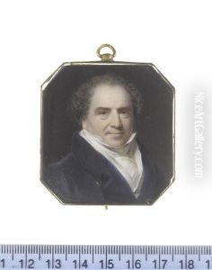 Sir Edward Banks (1770-1835), Wearing Blue Coat, White Chemise, Stock And Cravat