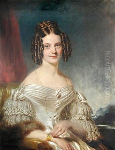 Portrait Of Amelia, Lady Banks, Wife Of Sir Edward Banks - view 1