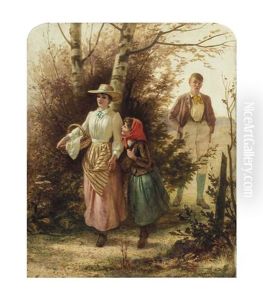 A Bashful Swain by Alfred Fowler Patten