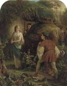 Prospero And Miranda Meeting Ferdinand by Alfred Fowler Patten