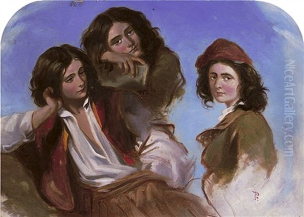 The Italian Goatherd (study After Richard Buckner) - view 1