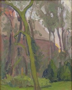 Country Home (+ Park View; 2 Works) by Margaret Jordan Patterson