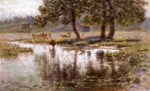 On The Edge Of Stream by James W. Pattison