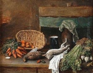 Nature Morte Au Lievre Et Legumes