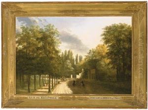 The Entrance Of The Duc Of Bordeaux In The Parc De Bagatelle by Alexandre Pau de Saint Martin