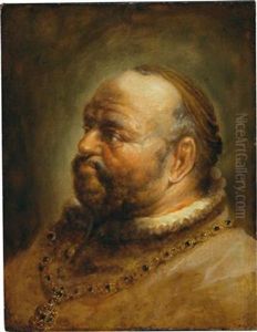 Portrait Of A Bearded Man by Christoph Paudiss