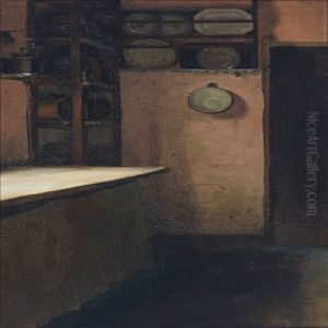 Interior From A Scullery by Gustav Vilhelm Blom