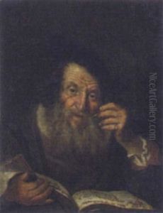 Portrait Of A Bearded Old Man by Christoph Paudiss