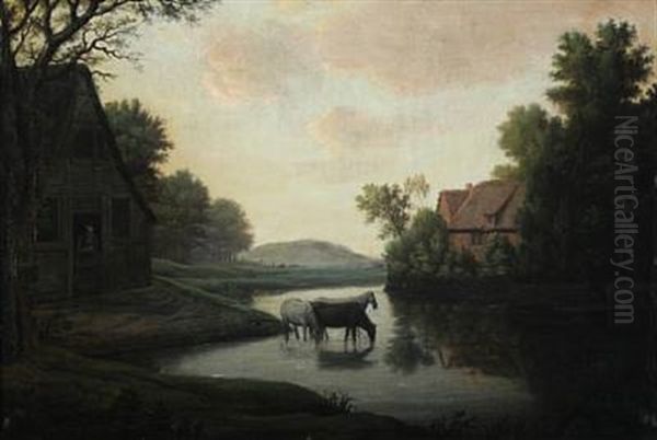 Landscape With Horses - view 1
