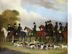 Members Of The Hopton Hunt by John Paul