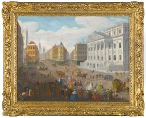 The Mansion House; The Court Of Whitehall With The Banqueting House (pair) by John Paul