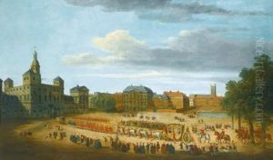 View Of Horse Guards Parade, London, With A Royal Procession