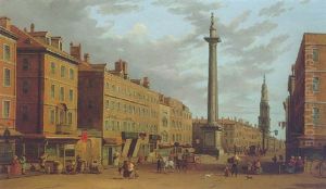 View Of Fish Street And The Monument by John Paul