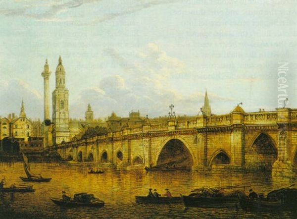 View Of London Bridge With Shipping - view 1