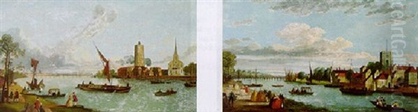 A View Of Battersea Bridge - view 1