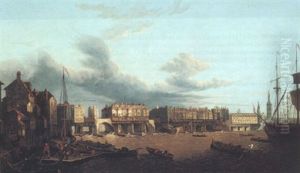 View Of London Bridge by John Paul
