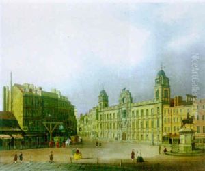 A View Of Northumberland House At Charing Cross In 1765 by John Paul