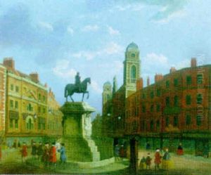 A View Of Northumberland House, Charing Cross In 1750 by John Paul