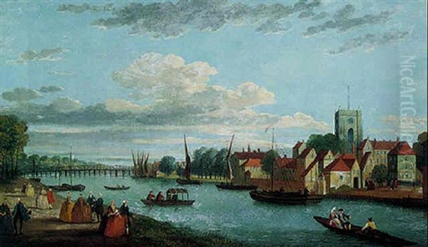View Of Old Battersea Bridge - view 1