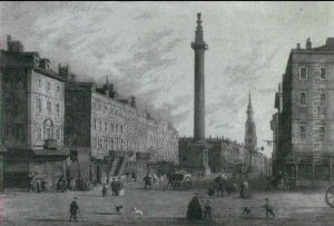 Monument, London [&] Northumberland House, London by John Paul