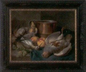 Game Birds And Copper Pot