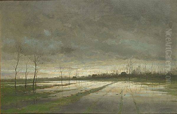 Landschap Bij Valavond - view 1