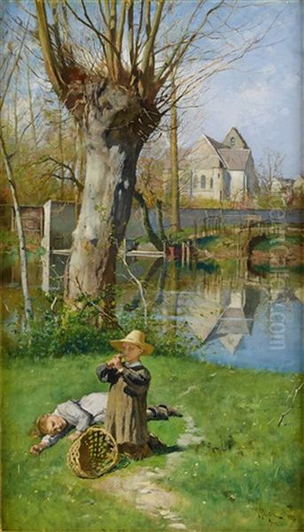 Pastoral Scen Vid Loing - view 1