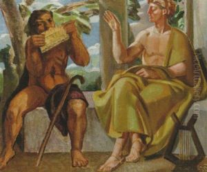 Antikiserande Figurer by Georg Pauli