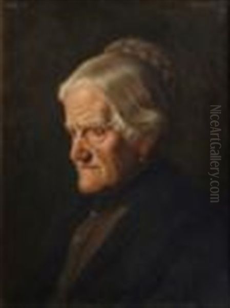 Portrait Of An Elderly Woman - view 1