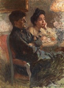 Study For "friends" by Hanna (nee Hirsch) Pauli