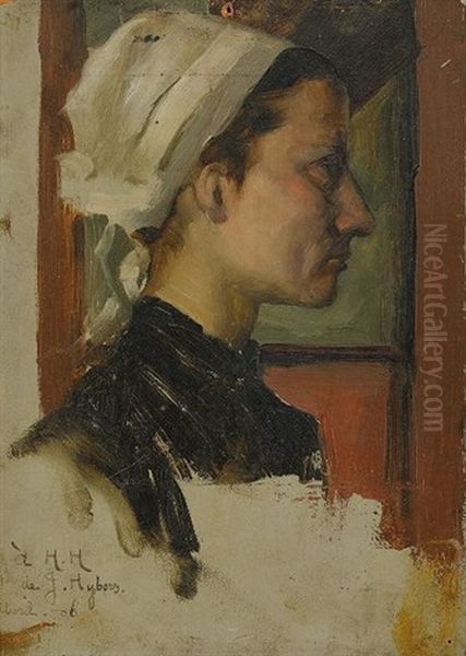 Portratt Av Ung Kvinna - view 1