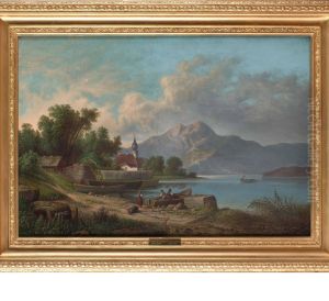Landskap by Fredrik Bernhard Blombergsson