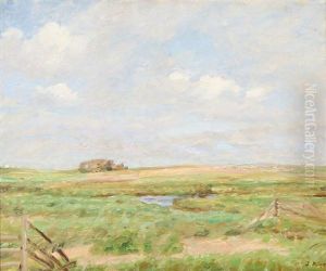 A Danish Landscape On A Summer Day A Danish Landscape On A Summer Day