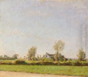 A Summer Day Near A Farm