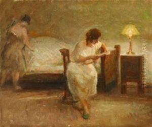 Sovekammer Interior by Julius Paulsen