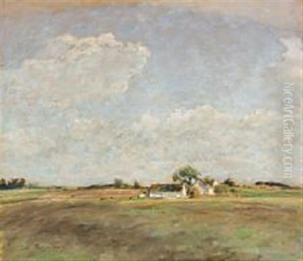 Country Landscape With Cloud Formations - view 1