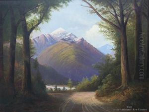 Southern Mountain Scene by Charles Blomfield